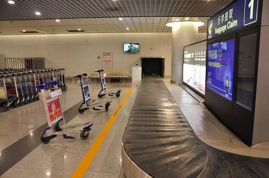 成都机场国际厅旅客进港行李提取可视化系统5月17日正式启用