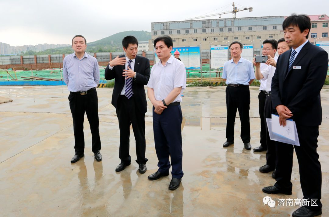 王宏志调研章锦片区重点项目建设及城市提升工作