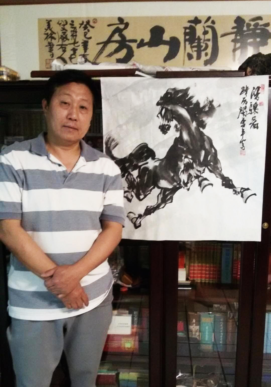 马平多画奔马,他说马这一类动物,其精神内质的状态