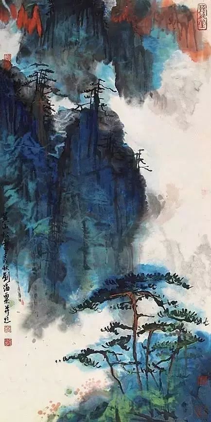 一代大师刘海粟精品山水画欣赏