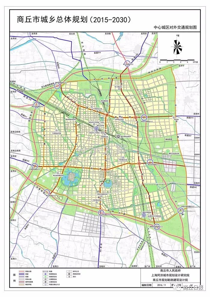 《商丘市城乡总体规划(20035)》通过,商丘将