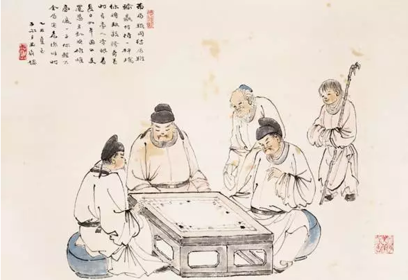 中国古代围棋很早就有了等级制度.