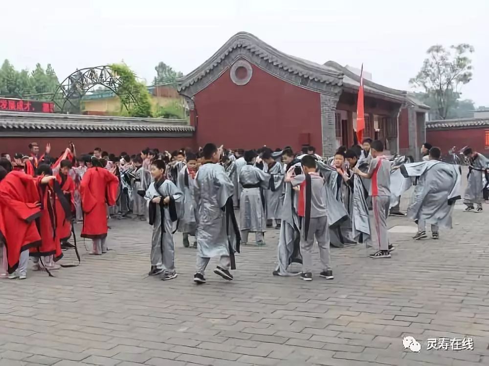 【灵寿县少林学校】正定文庙祭孔游学