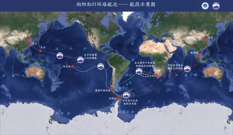 环球航行263天"向阳红01"科考船回青,带回宝贝一大堆(多图)