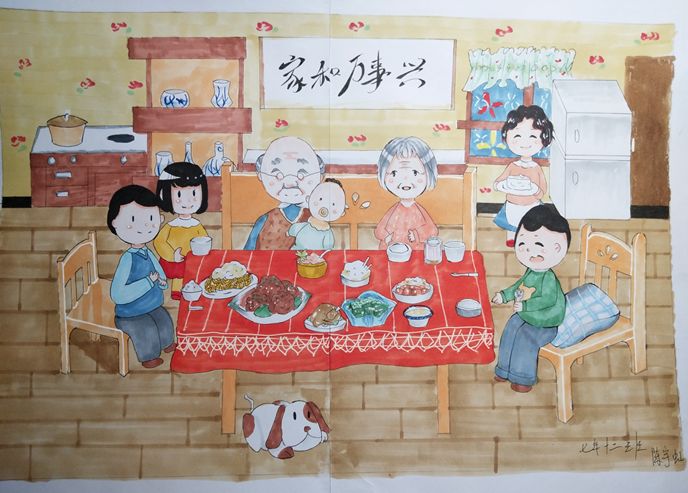 "晒家风传家训 五彩童心连万家"主题活动作品展示(二)晒,诵,书,画,联