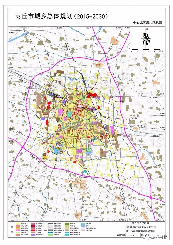 规划至2030年商丘中心城区城市建设用地控制在248平方公里以内,人均