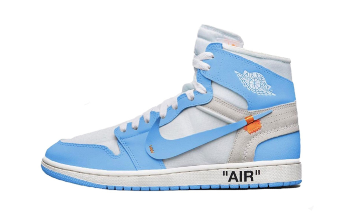 Off White X Air Jordan Unc