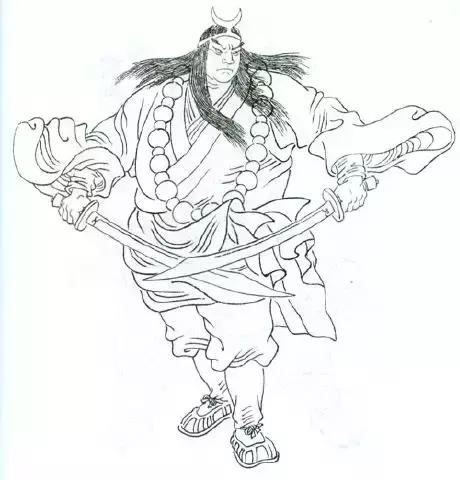 书画联盟丨白描水浒人物