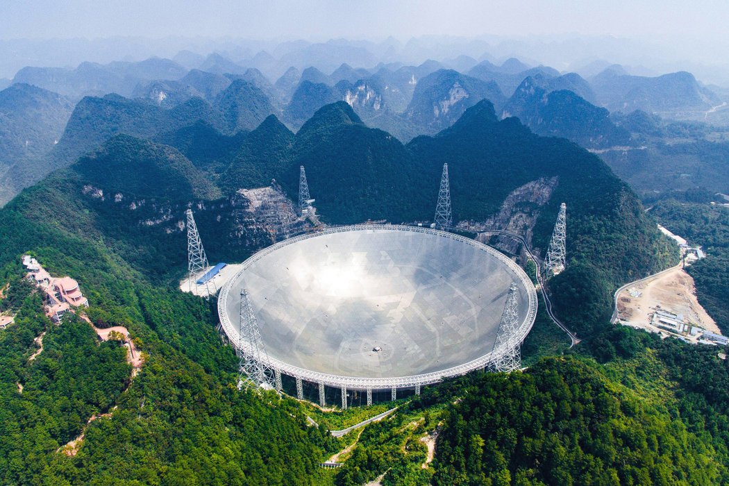 世界最大单口径射电望远镜——500米口径球面射电望远镜(简称fast)