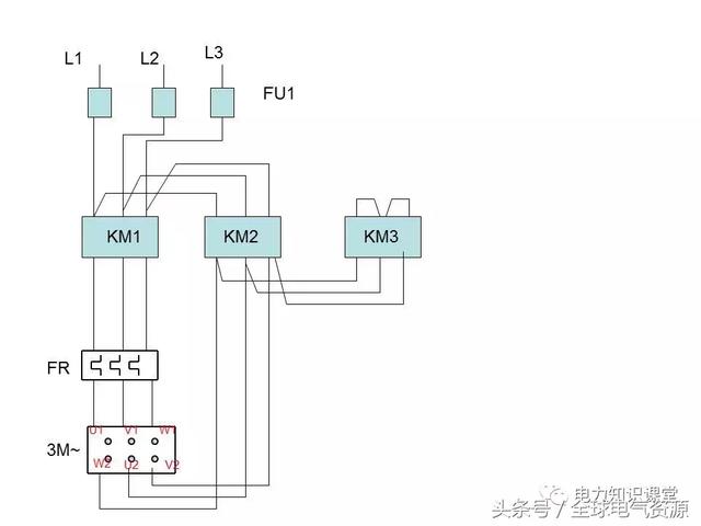 星三角接线路