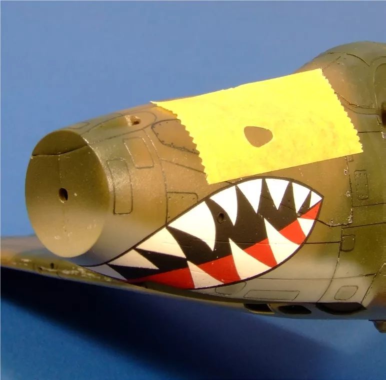 凶悍这也许是最详细的战斗机鲨鱼嘴涂装教程