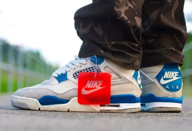 aj 4 military blue