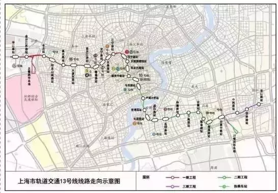 地铁13号线又有重大进展,上海宁出行更方便了!