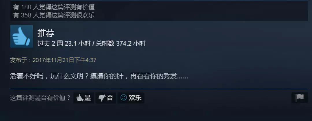 steam搞笑评测盘点第四期——杂记