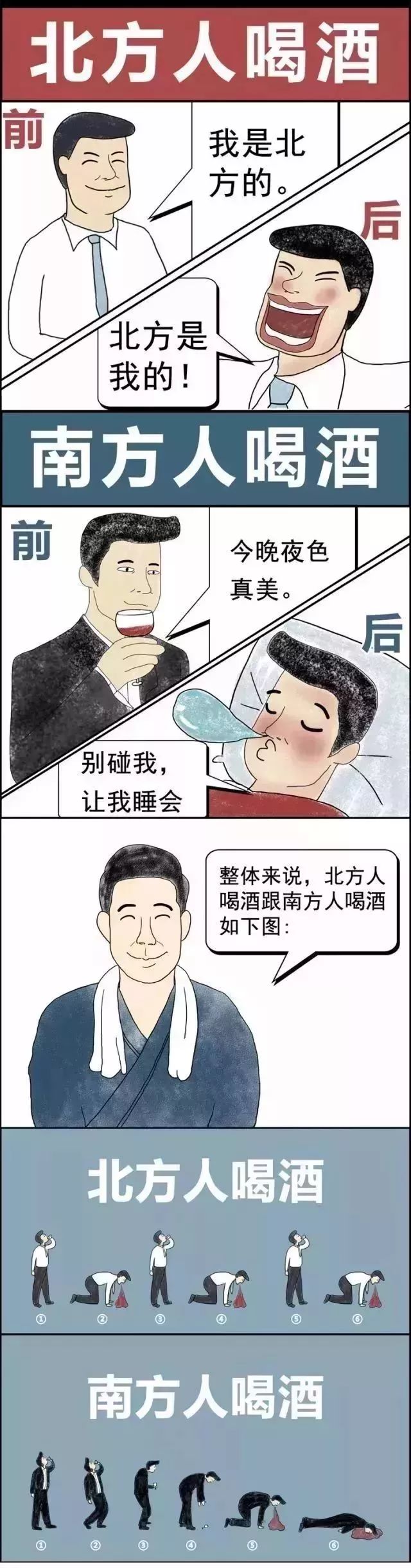 南方人和北方人,喝酒有什么区别?