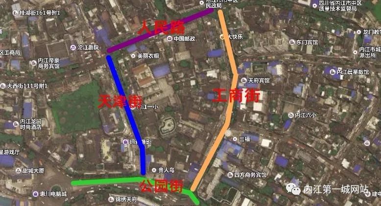 内江道路图鉴这些你经常喊错的街道另有其名据说好多老内江都不晓得