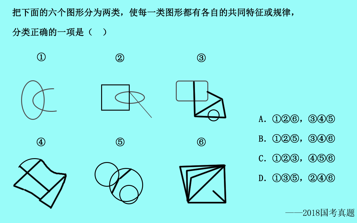 图形推理题