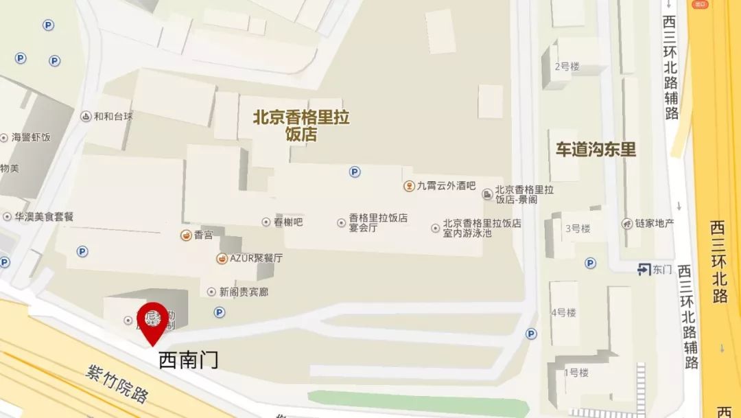 中国人民大学校内指引地图