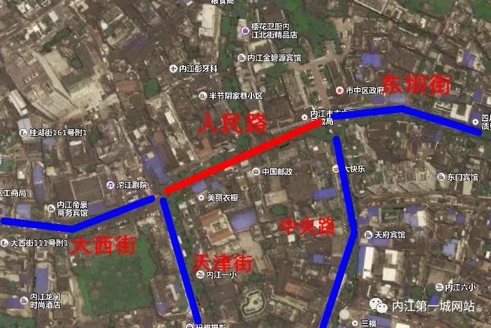 内江道路图鉴这些你经常喊错的街道另有其名据说好多老内江都不晓得