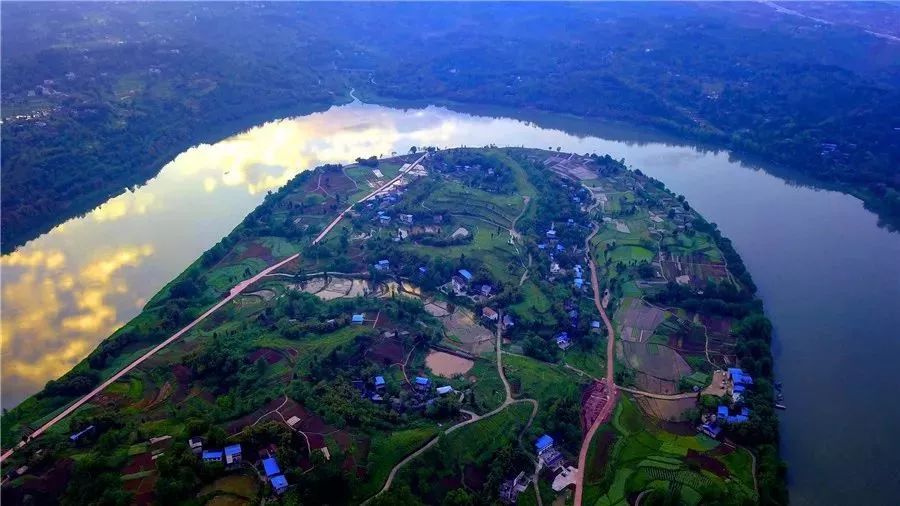 广安人旅游休闲好地方,华蓥明月镇的"渠江画廊",简直美翻了