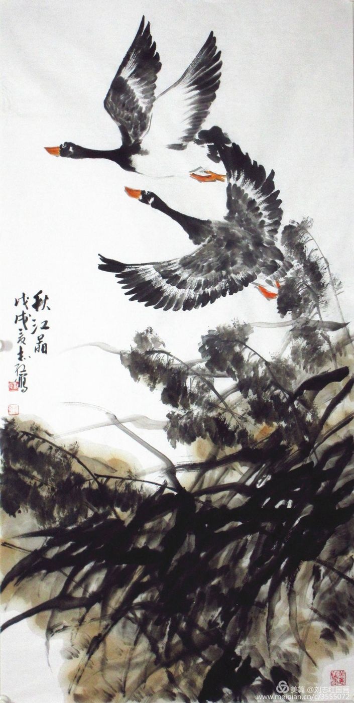 韵味纯厚,笔墨精熟——著名画家刘志红国画作品欣赏