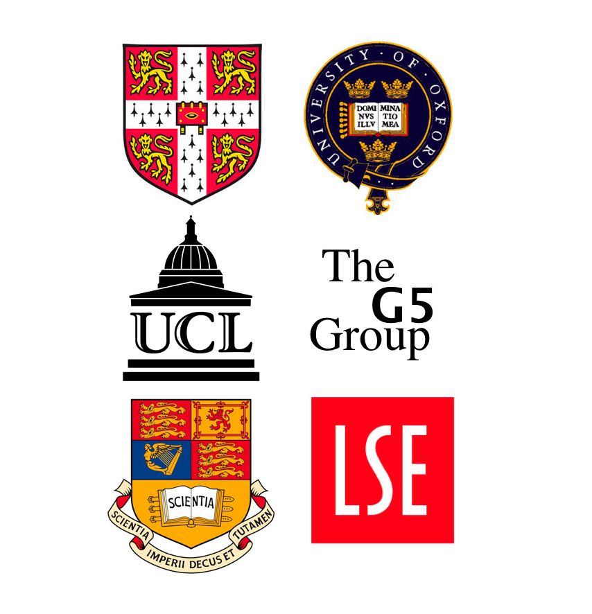 英国g5超级精英大学:牛津,剑桥,伦敦大学学院,帝国理工,伦敦政经