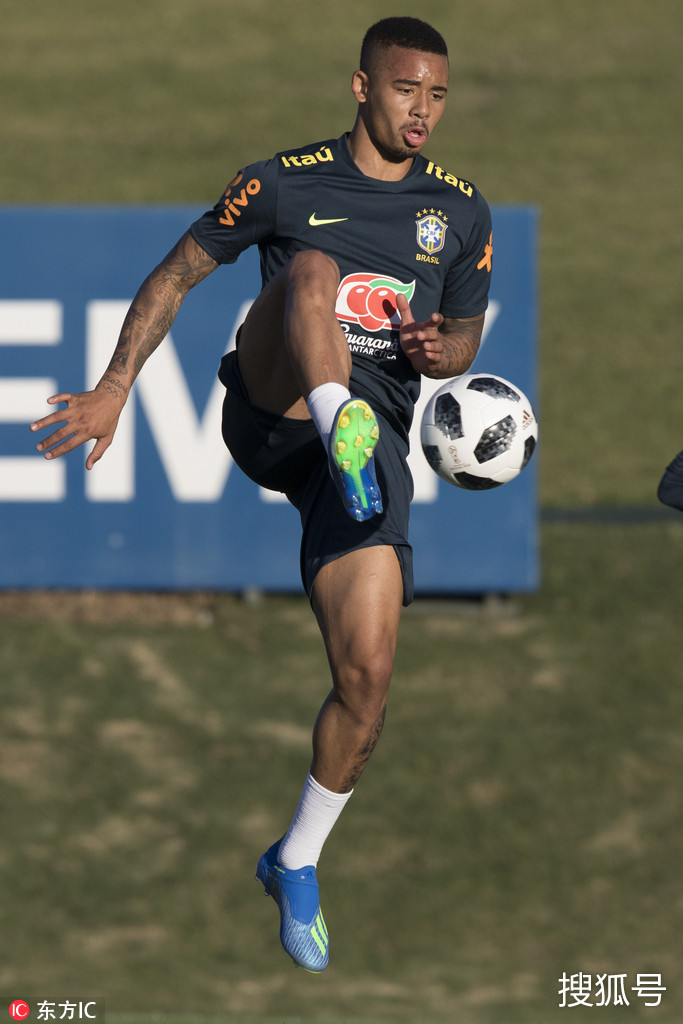当地时间2018年5月22日,巴西特雷索波利斯,巴西队备战世界杯热身赛.