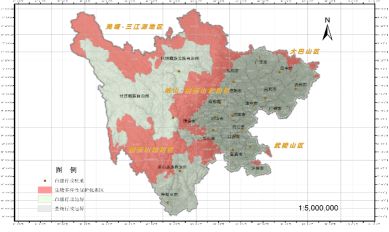 我国三大地形阶梯中的第一,第二阶梯,地跨青藏高原,横断山脉,秦巴山地