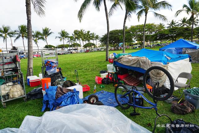 在富裕的美国,采访实拍无家可归睡公园流浪汉,流浪汉