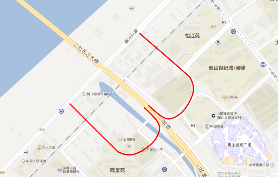 与武九铁路公园及综合管廊统筹考虑 形成集车行,绿道,综合管廊,景观