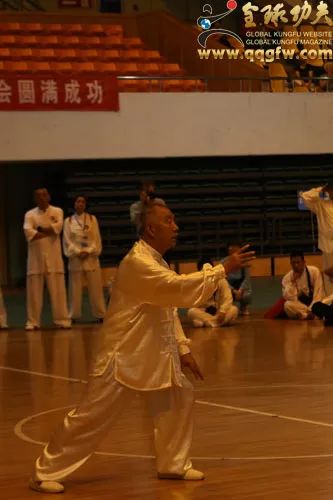 武术名家及吴式太极拳门人演武汉中