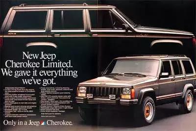 汽车 正文  jeep cherokee 1984-2001 在二十世纪八十年代初,汽车制造