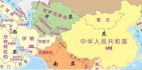 "  ◆阿富汗的地理位置 - 亚洲中部的大十字路口 位于中亚腹地的