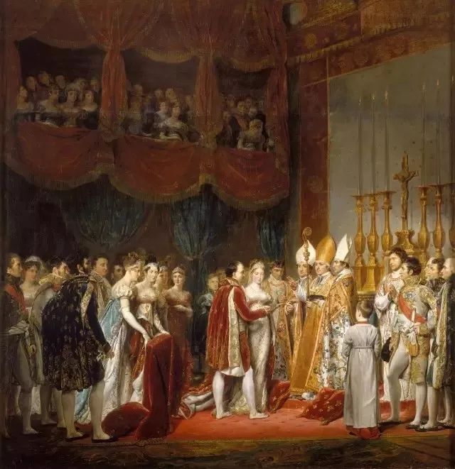 大卫的史诗名画《拿破仑一世及皇后加冕典礼》