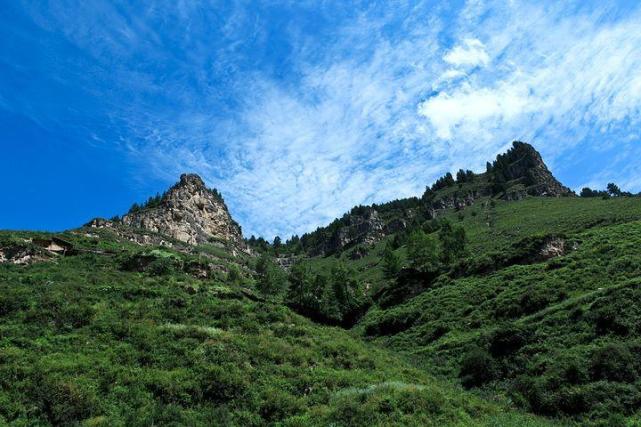 岢岚县燕家古寨岢岚县的原生态旅游观光区