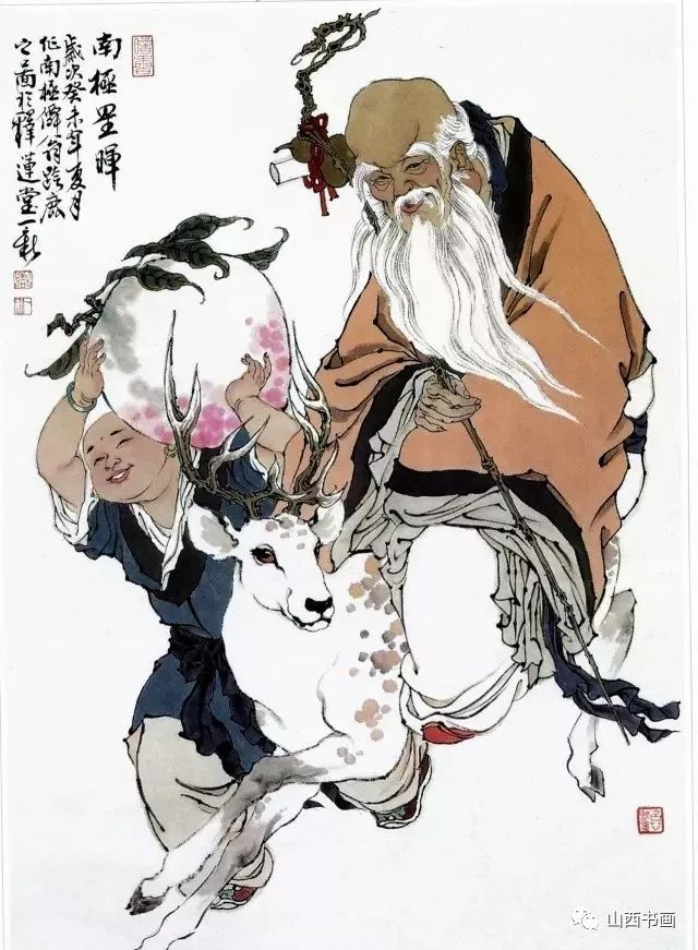 传统吉祥图(人物篇)国画精品欣赏