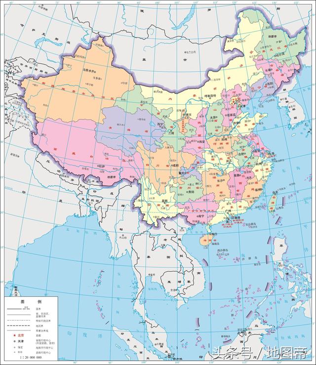 中国34个省级行政区,简称和来历,齐全了
