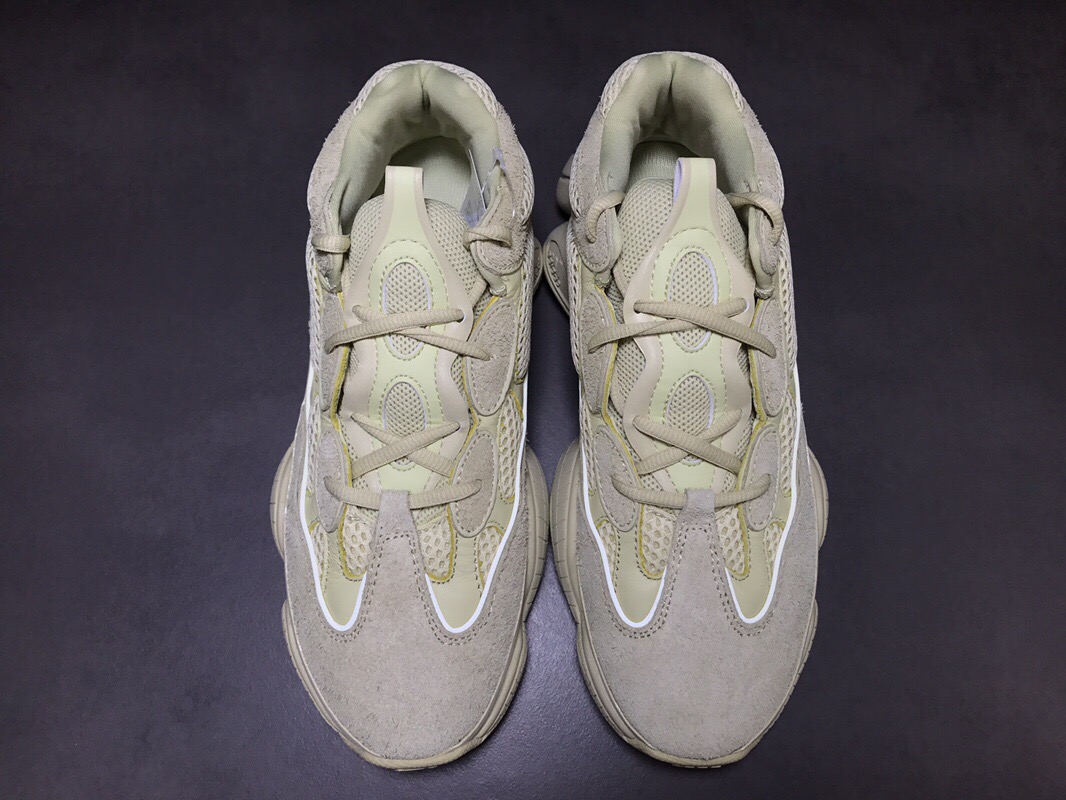 黄色adidas yeezy 500 "chalk yellow",货号:db2966,尺码:36--46.