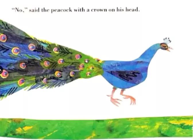 " said the peacock with   crown on his head.
