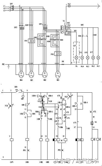 用plc改造z3040摇臂钻床