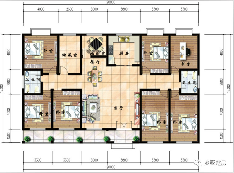 5米一层农村自建别墅!