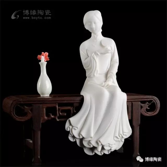 美了德化白瓷仕女系列作品鉴赏