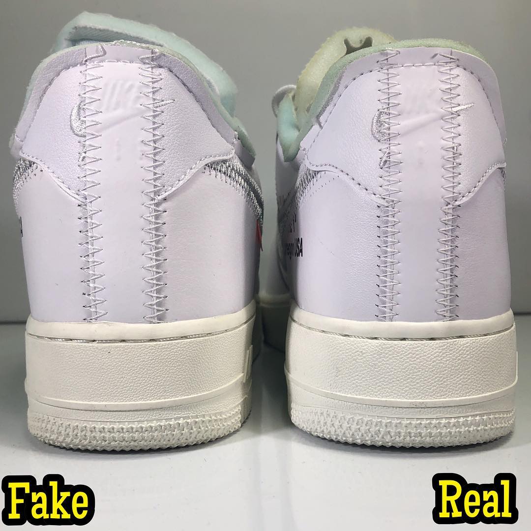 off white air force 1 white real vs fake