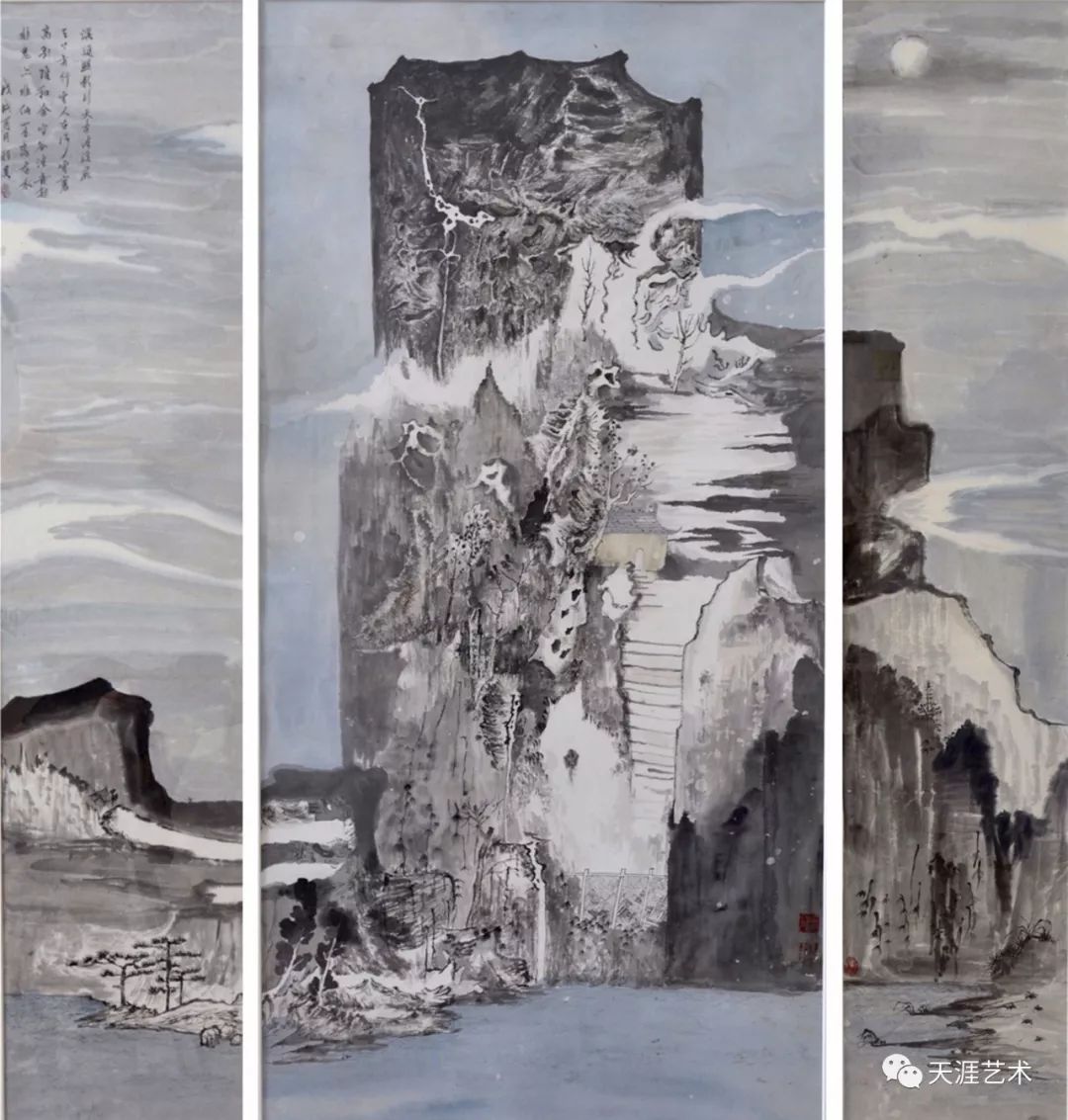 山水|天津美院2018中国画学院毕业展作品全集 天涯