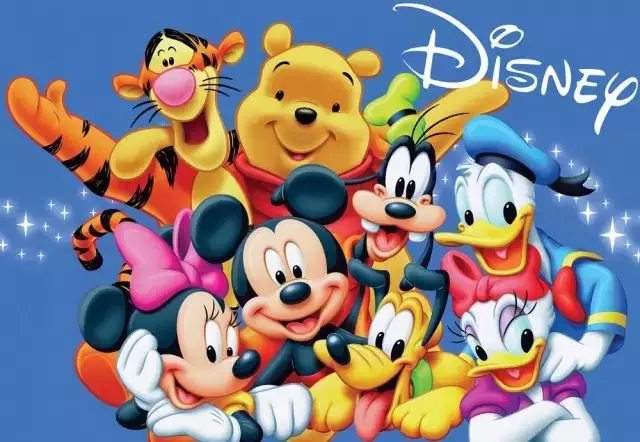 米老鼠,唐老鸭,高飞,小熊维尼等一系列卡通人物形象走向世界,迪士尼品