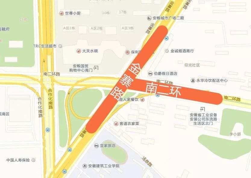 南二环与金寨路交口堵堵堵?合肥重点局刚给出答复:改造时间定了,就在.