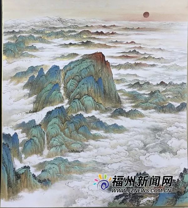 现任福建省画院副院长的杨东平,是一位以青绿山水著称的代表性画家