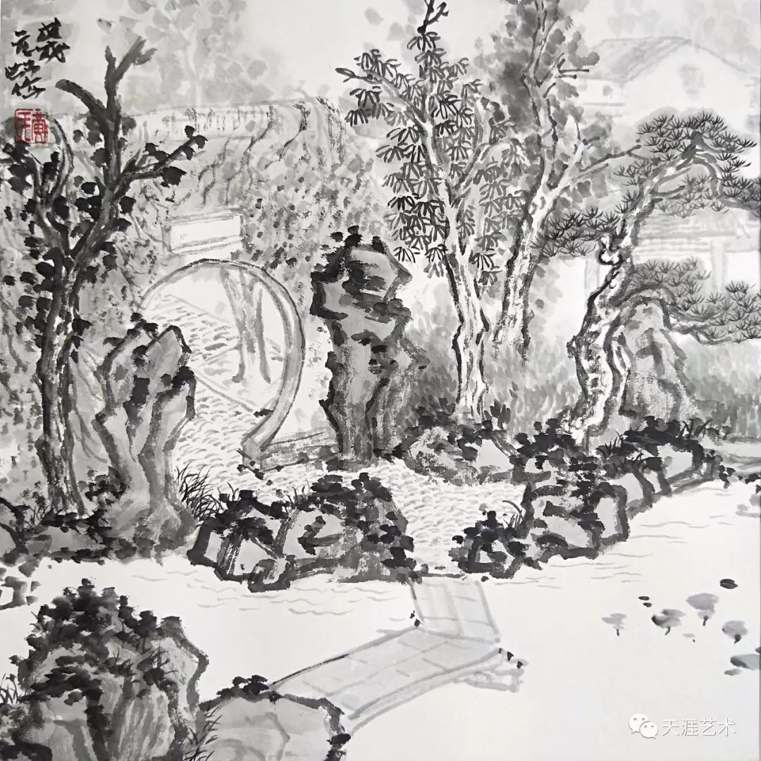 山水天津美院2018中国画学院毕业展作品全集天涯艺术1082期