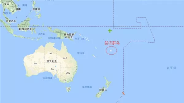 (斐济地图)