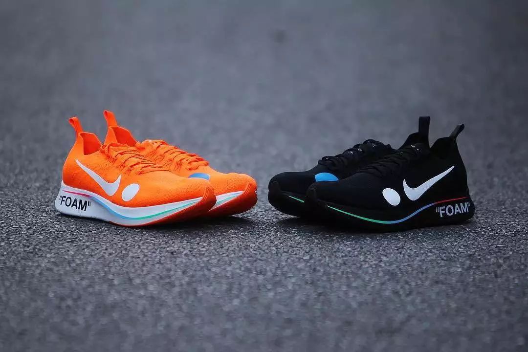 率先近赏Off-White™ x Nike Zoom Fly Mercurial Flyknit 联名系列_手机